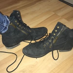 Sam Edelman lace up combat boots